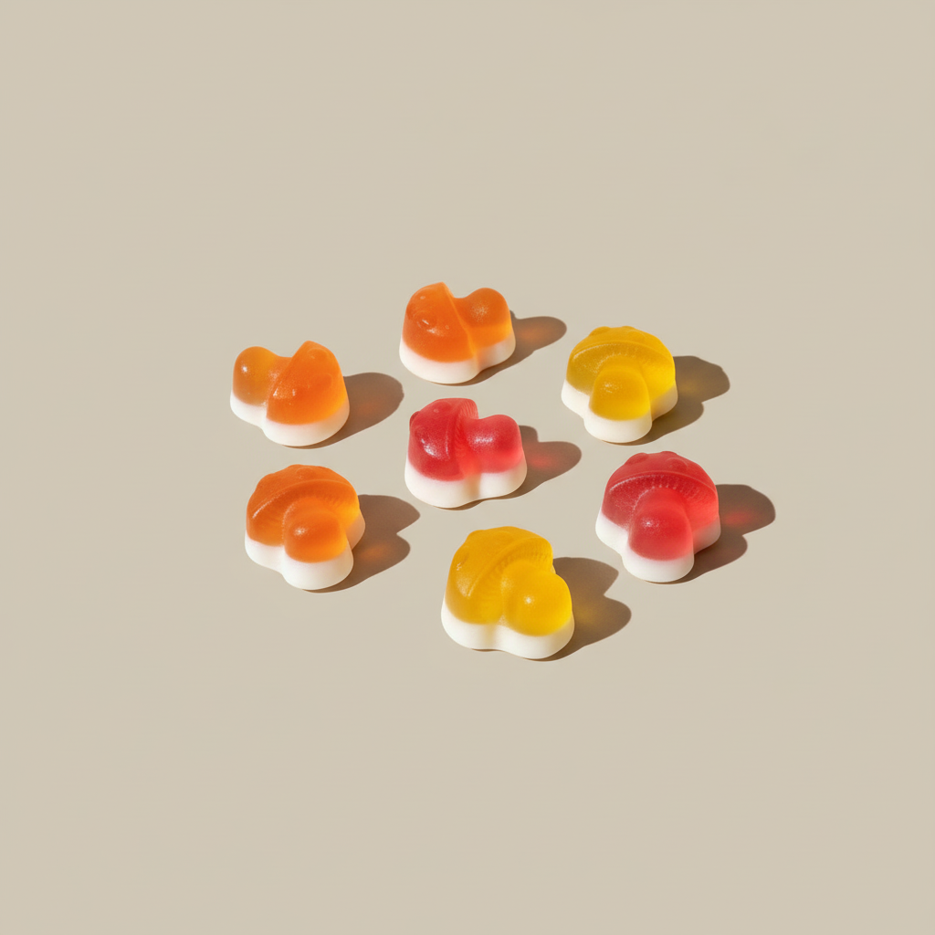 Forest Gum – 6-8 Fruchtgummis auf #E6DFD3