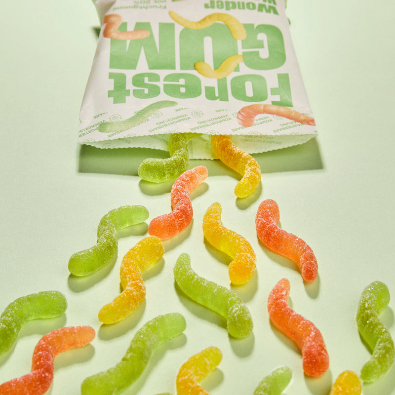 6x Fruchtgummi Wonder Worms