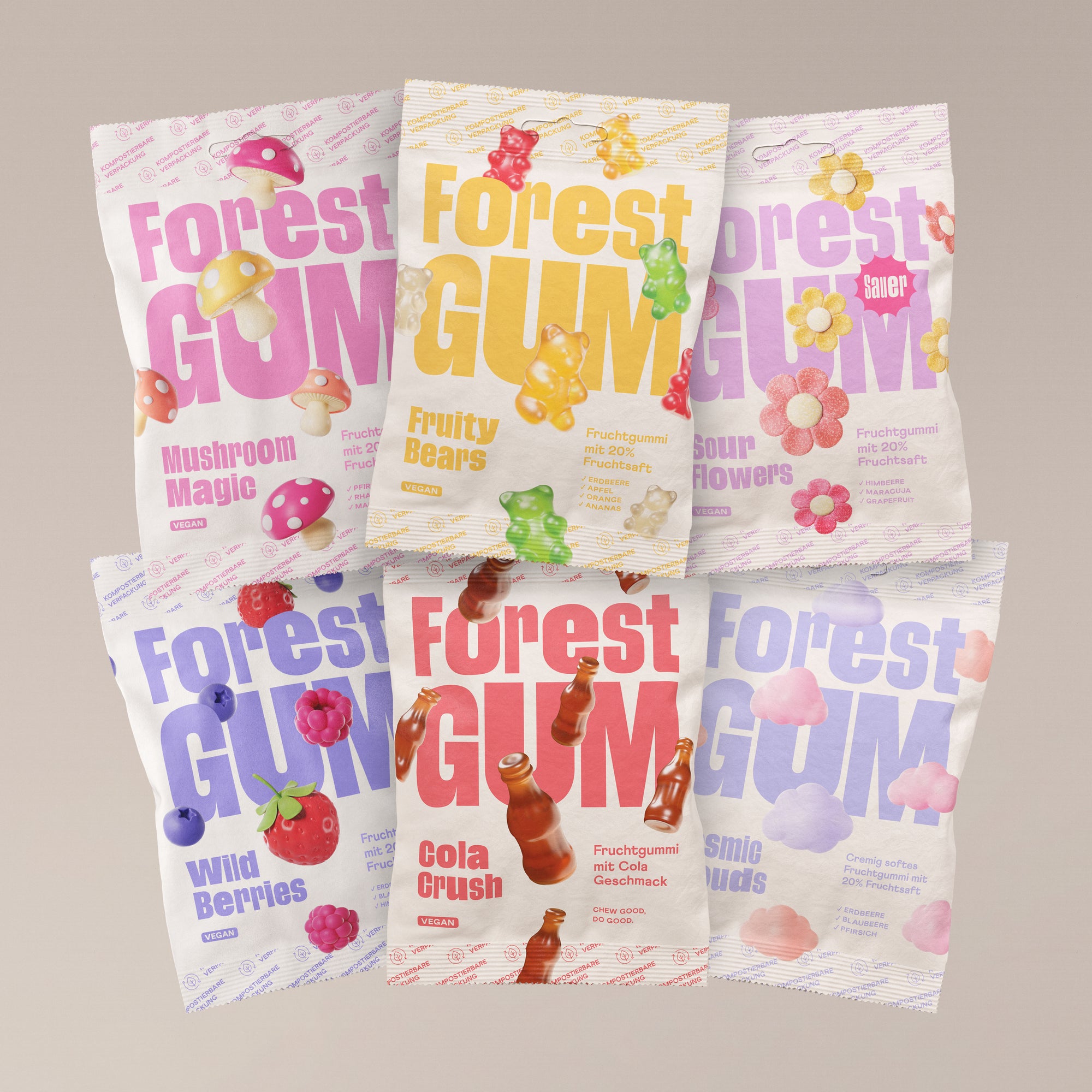 Fruchtgummi 6er Probierset - All in one