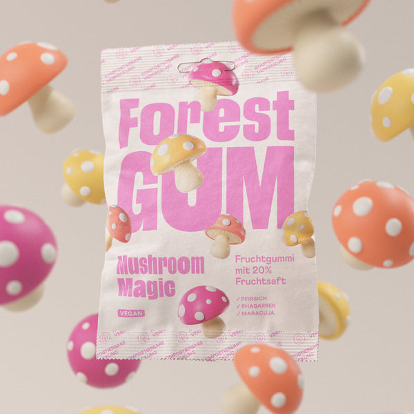 6x Fruchtgummi Mushroom Magic