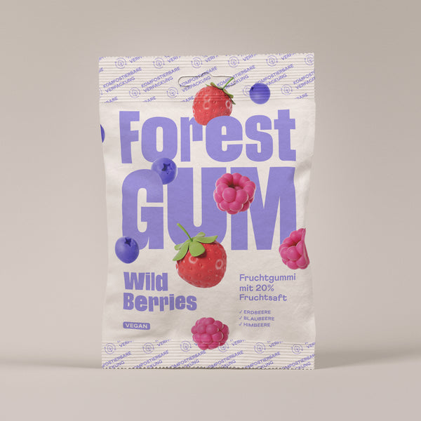6x Fruchtgummi vegan Wild Berries